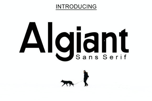 Algiant: A Bold Serif Font for Modern Web and Digital Design