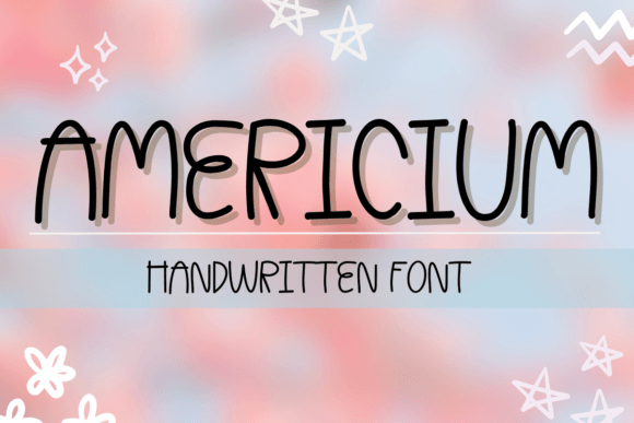 Americium: A Handwritten Font for Editorial Design and Content Branding