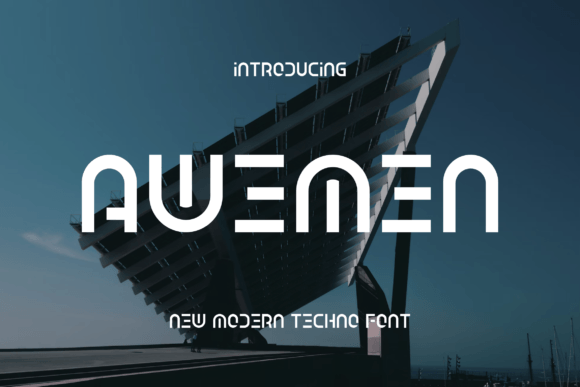 Awemen: A Bold Sans Serif Font for High-Impact Campaign Visuals