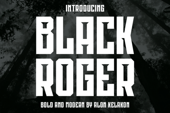 Black Roger: A Bold Serif for Editorial Impact