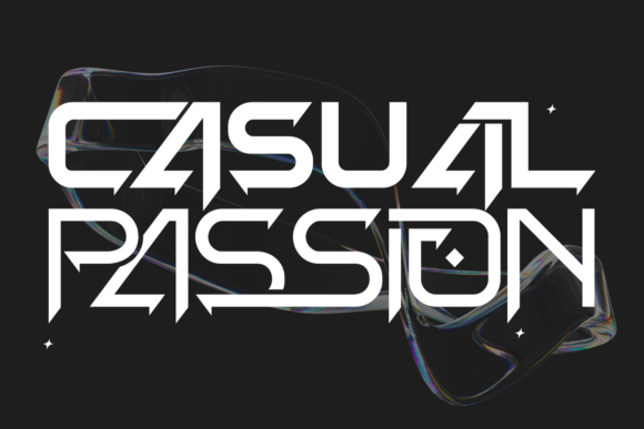 Casual Passion: A Futuristic Font for Makers