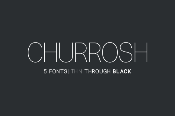 Churrosh: A Modern Sans Serif for Editorial Design