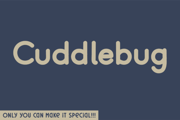Cuddlebug: The Elegant Serif Font for Makers
