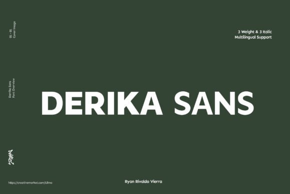 Derika Sans: A Bold Sans Serif Font for Eye-Catching Campaign Headlines