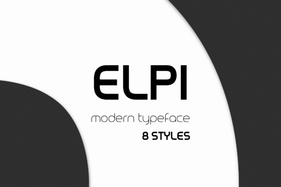Elpi: A Modern Sans Serif Font for Crafters
