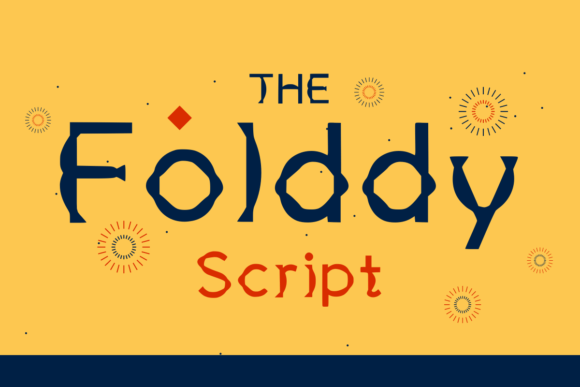 Folddyscript: A Playful Serif Font for Small Business Branding
