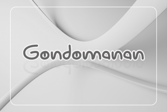 Gondomanan: A Playful Font for Makers