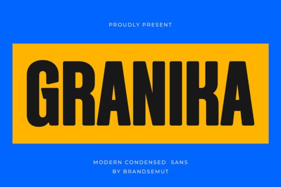 Granika: A Modern Condensed Sans for Bold Branding