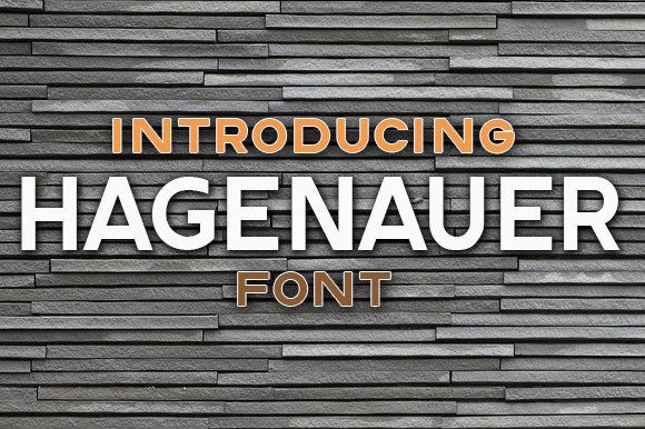 Hagenauer: The Bold Serif Font for Crafters