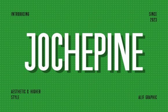 Jochepine: A Modern Sans Serif Font for Editorial Design