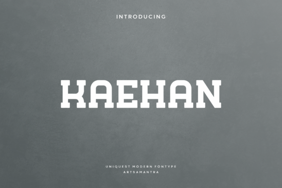 Kaehan: A Bold Sans Serif Font for Powerful Branding
