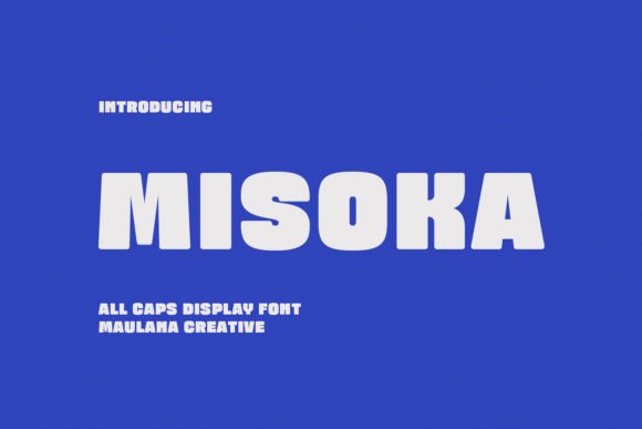 Misoka: The Bold Display Font for Campaigns