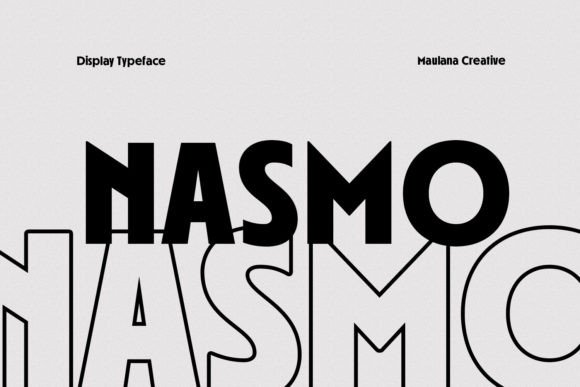 Nasmo: A Retro Sans Display Font for Bold Branding