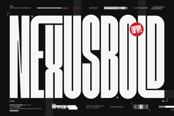 Nexusbold: A Modern Condensed Sans Font for Editors