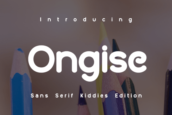 Ongise Monde: A Bold Sans Serif for Creative Design Projects