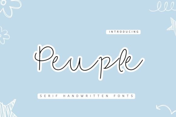 Peuple: A Stylish Script Font for Elegant Branding