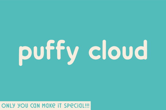 Puffy Cloud: A Vintage Font for Modern Branding