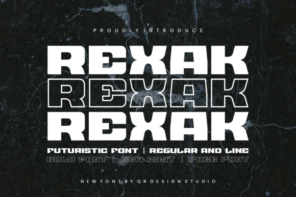 Rexak: The Bold Sans Serif Font for Modern Editorial Design