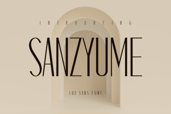 Sanzyume: A Japanese-Korean Style Font for Feminine Beauty and Fashion Branding
