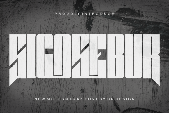Sigosebur: A Bold Sans Serif Font for Handmade Branding and Creative Projects