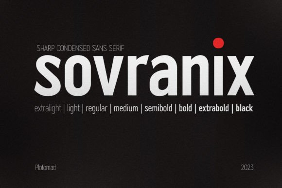 Sovranix: A Modern Sans Serif Font for Bold Brands