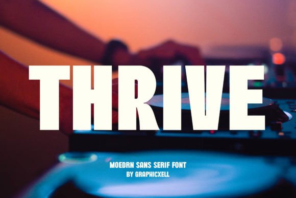 Thrive Font: A Premium Sans Serif for Modern Branding